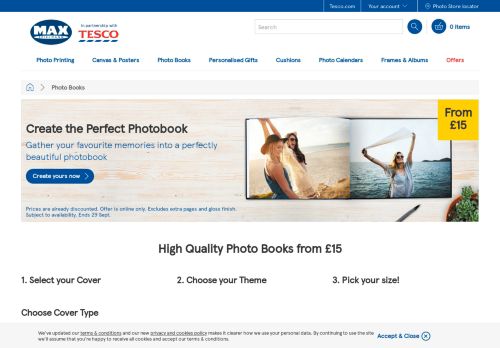 
                            11. Photo Books UK, Easy to use Photo Book builders - Tesco Photo