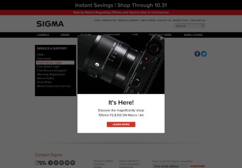 
                            13. Photo Dealer Login | Sigma Corporation of America