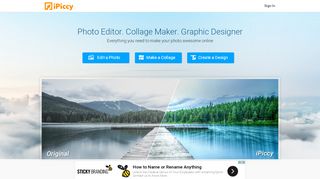 
                            7. Photo Editor | iPiccy: Free Online Photo Editing for You