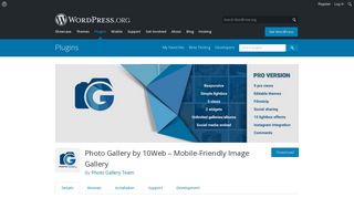 
                            1. Photo Gallery by 10Web – Mobile-Friendly Image Gallery | WordPress ...