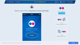 
                            9. Photo Transfer App | Flickr Plugin - How to Login to Flickr ...