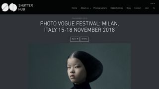 
                            11. PHOTO VOGUE FESTIVAL: Milan, Italy 15-18 November 2018 ...