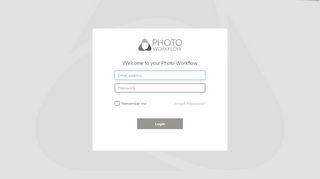 
                            10. Photo Workflow Login