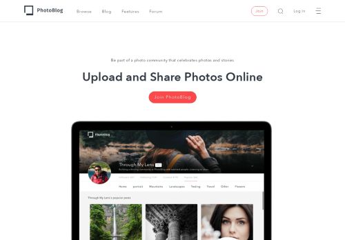 
                            4. PhotoBlog | Photo Sharing and Blogging