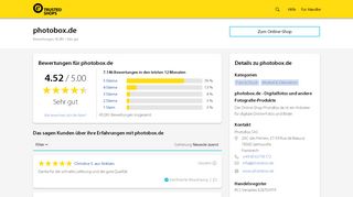 
                            13. photobox.de Bewertungen & Erfahrungen | Trusted Shops