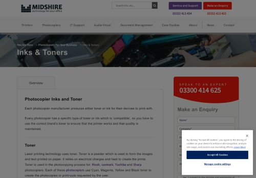 
                            12. Photocopier Inks and Toners Supplier and Solutions | Midshire