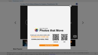 
                            12. PhotoDirector Tutorials - DirectorZone - CyberLink