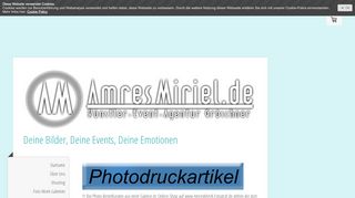 
                            6. Photodruckartickel - amresmiriel.de A.M.Künstler-Event-Agentur ...