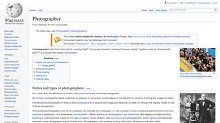 
                            8. Photographer - Wikipedia