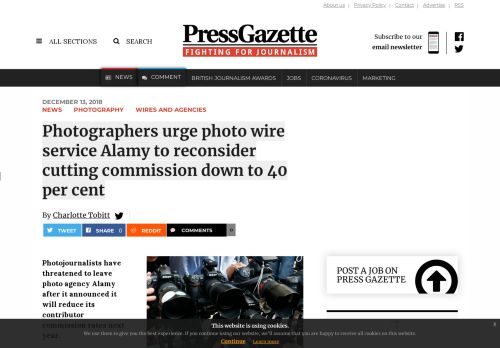 
                            8. Photographers urge photo wire service Alamy to reconsider cutting ...