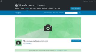
                            8. Photography Management | WordPress.org