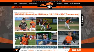 
                            9. PHOTOS: Baseball vs LMU (Apr. 28, 2018 - SAC ... - Tusculum Pioneers