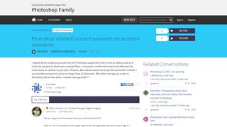 
                            11. Photoshop: Adobe ID account password not accepted on website ...