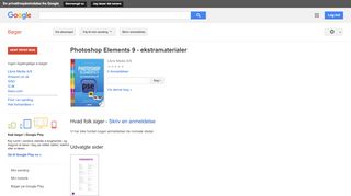 
                            11. Photoshop Elements 9 - ekstramaterialer - Resultat for Google Books