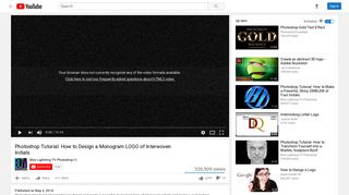 
                            9. Photoshop Tutorial: How to Design a Monogram LOGO of Interwoven ...