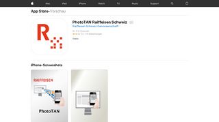 
                            6. PhotoTAN Raiffeisen Schweiz im App Store - iTunes - Apple