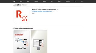 
                            5. PhotoTAN Raiffeisen Schweiz in de App Store - iTunes - Apple