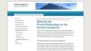 
                            6. Photovoltaik: Pflicht zur Meldung an die Bundesnetzagentur