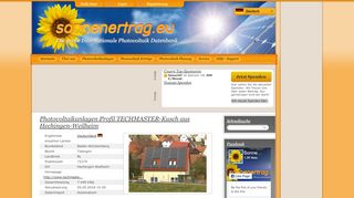 
                            9. Photovoltaikanlagen Profil TECHMASTER-Kusch aus Hechingen ...