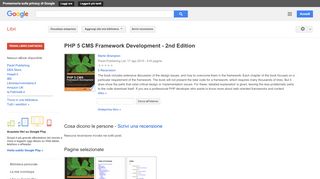 
                            8. PHP 5 CMS Framework Development - 2nd Edition