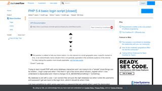 
                            1. PHP 5.4 basic login script - Stack Overflow