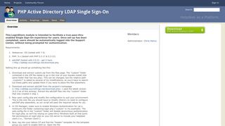 
                            6. PHP Active Directory LDAP Single Sign-On - Overview - Kayako Forge