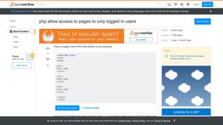 
                            3. php allow access to pages to only logged in users - Stack Overflow