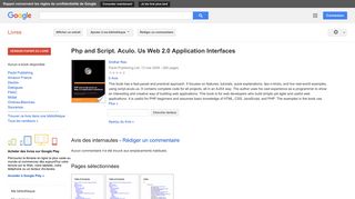 
                            12. Php and Script. Aculo. Us Web 2.0 Application Interfaces