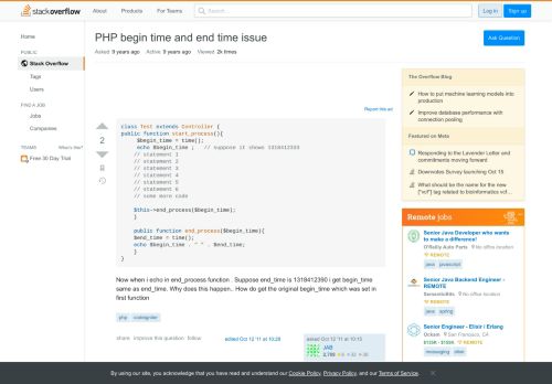 
                            1. PHP begin time and end time issue - Stack Overflow