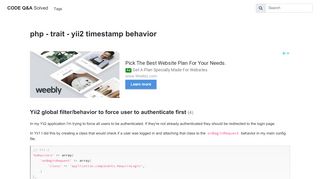 
                            10. php behaviors trait - Yii2 global filter/behavior to force user to ...