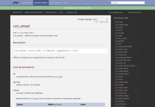 
                            13. PHP: curl_setopt - Manual