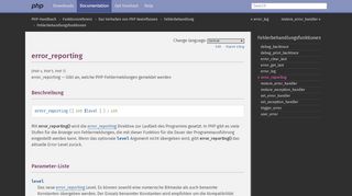 
                            8. PHP: error_reporting - Manual