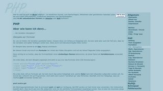
                            7. PHP für dich - Variablen mit und ohne Formulare übergeben