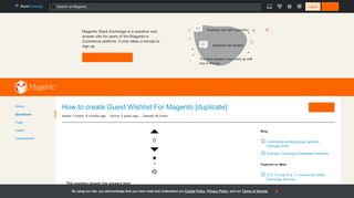 
                            1. php - How to create Guest Wishlist For Magento - Magento Stack ...