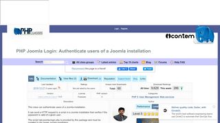 
                            4. PHP Joomla Login: Authenticate users of a Joomla installation - PHP ...