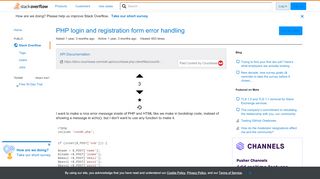 
                            11. PHP login and registration form error handling - Stack ...