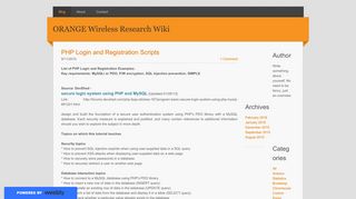 
                            11. PHP Login and Registration Scripts - ORANGE Wireless Research Wiki