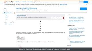 
                            1. PHP Login Page Redirect - Stack Overflow
