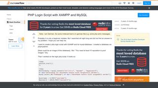 
                            3. PHP Login Script with XAMPP and MySQL - Stack Overflow
