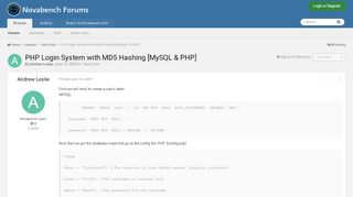 
                            2. PHP Login System with MD5 Hashing [MySQL & PHP] - ...