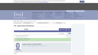 
                            5. PHP - Login Usuarios y Administrador - La Web del Programador