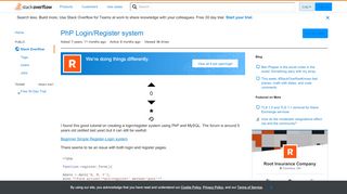 
                            10. PhP Login/Register system - Stack Overflow