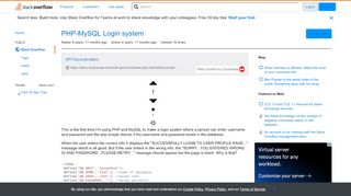 
                            7. PHP-MySQL Login system - Stack Overflow