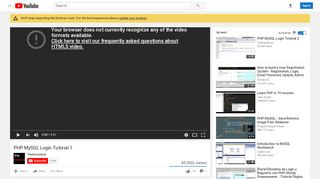 
                            4. PHP MySQL Login Tutorial 1 - YouTube