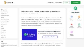 
                            7. PHP Redirect to URL After Form Submission | FormGet