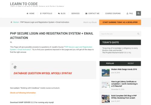 
                            2. PHP Secure Login and Registration System + Email Activation - Learn ...