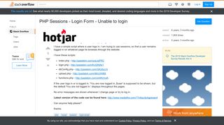 
                            7. PHP Sessions - Login Form - Unable to login - Stack Overflow