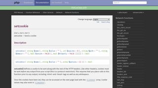 
                            9. PHP: setcookie - Manual