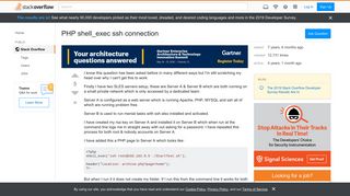 
                            1. PHP shell_exec ssh connection - Stack Overflow