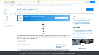 
                            5. PHP SOA login function - Stack Overflow